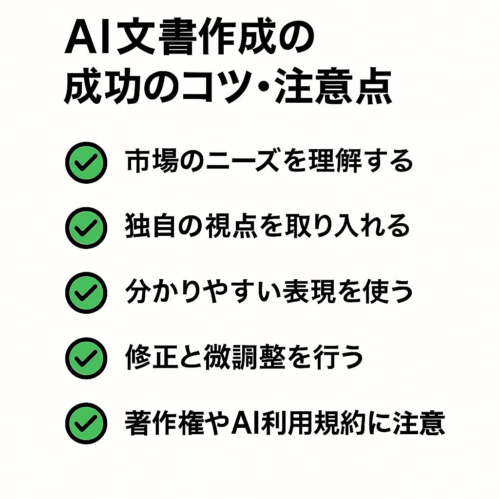 AI文章副業の成功ポイント